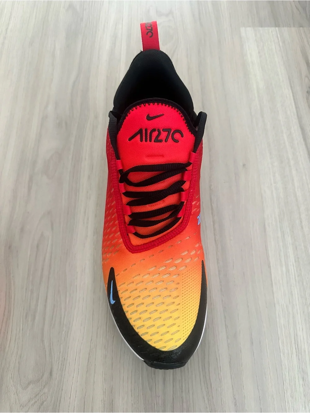 Nike Gradient Orange to Yellow Air Max 270 Shoes